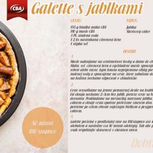 Galette s jablkami